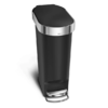 Cubo 40L Slim Negro con Pedal